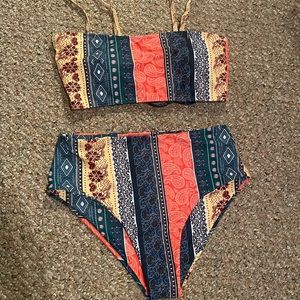 Boho High Waisted Bikini